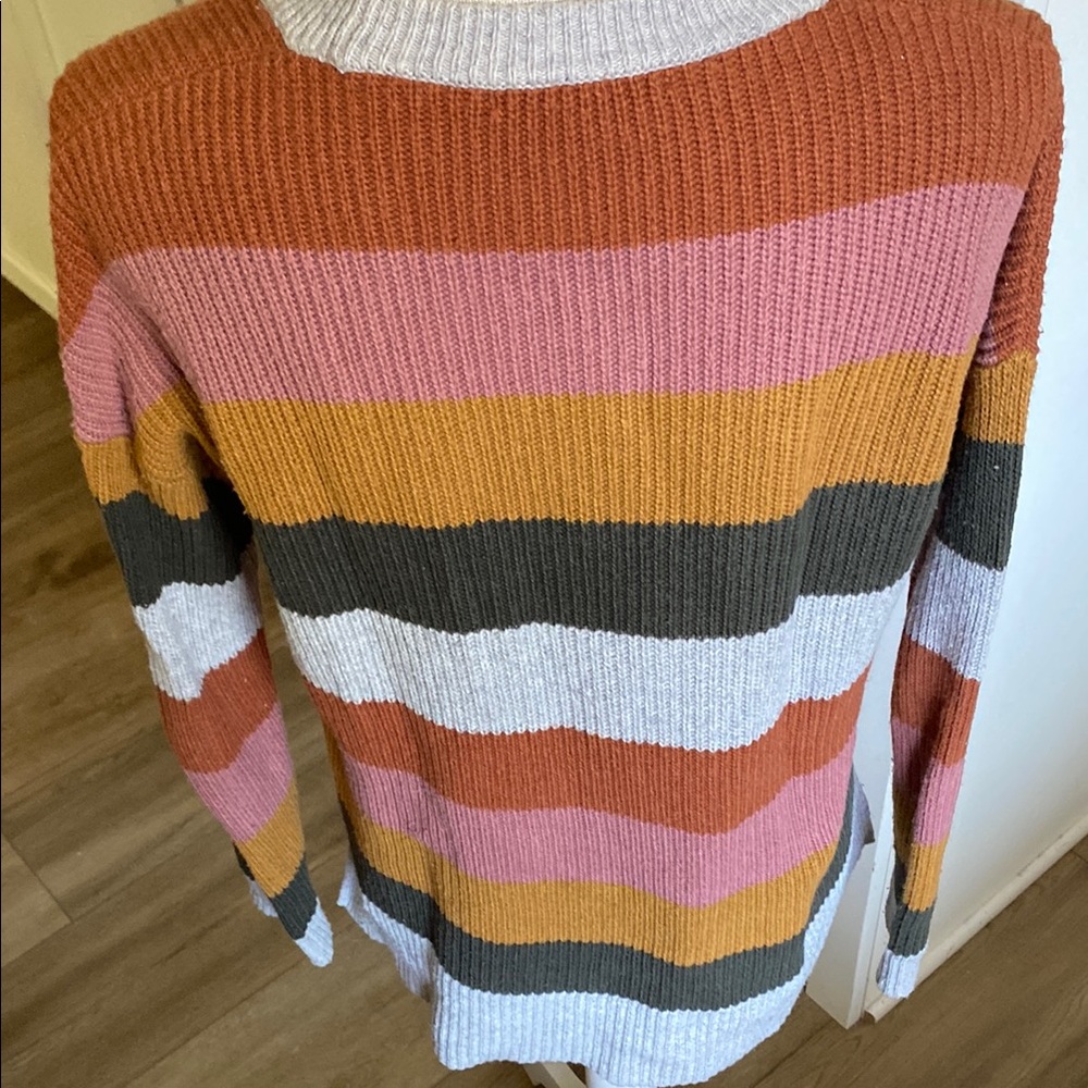 Madewell Women's color block Striped Sweater XS small - Picture 3 of 6